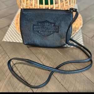Harley-Davidson Midnight Black Leather Pouch